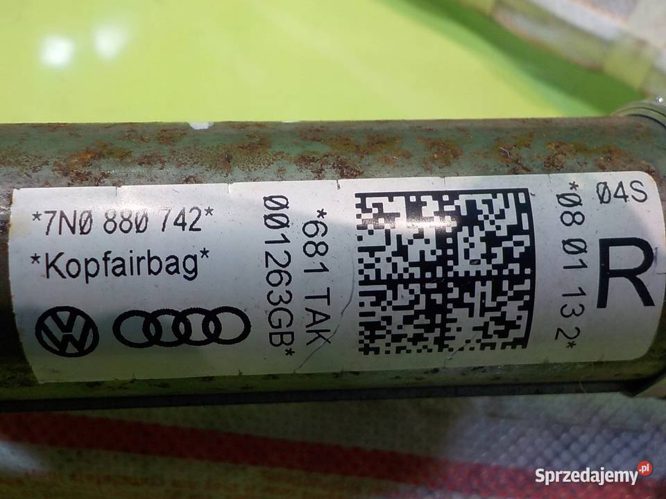 VW SHARAN II 20 TDI 13r 5D kurtyna powietrzna Suków