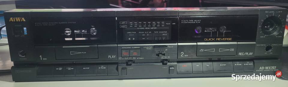 AIWA AD WX707 magnetofon panel części Jasło