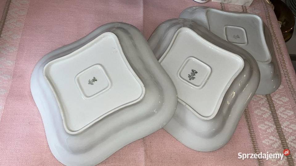 Półmisek wielki kwiaty jabłoni Carl Tielsch pomorskie Gdańsk