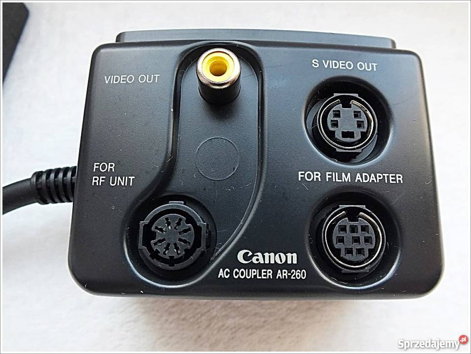 Oryginalne akcesoria do kamery video Canon AC Żary