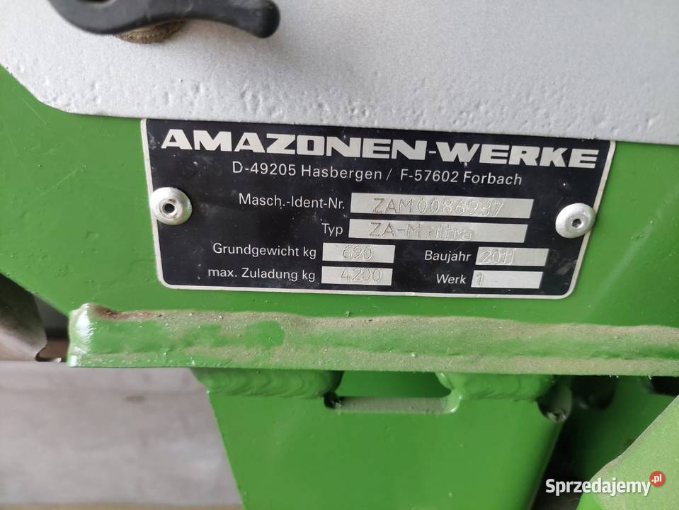 Rozsiewacz amazone M 4200 ultra kujawsko-pomorskie Witkowo
