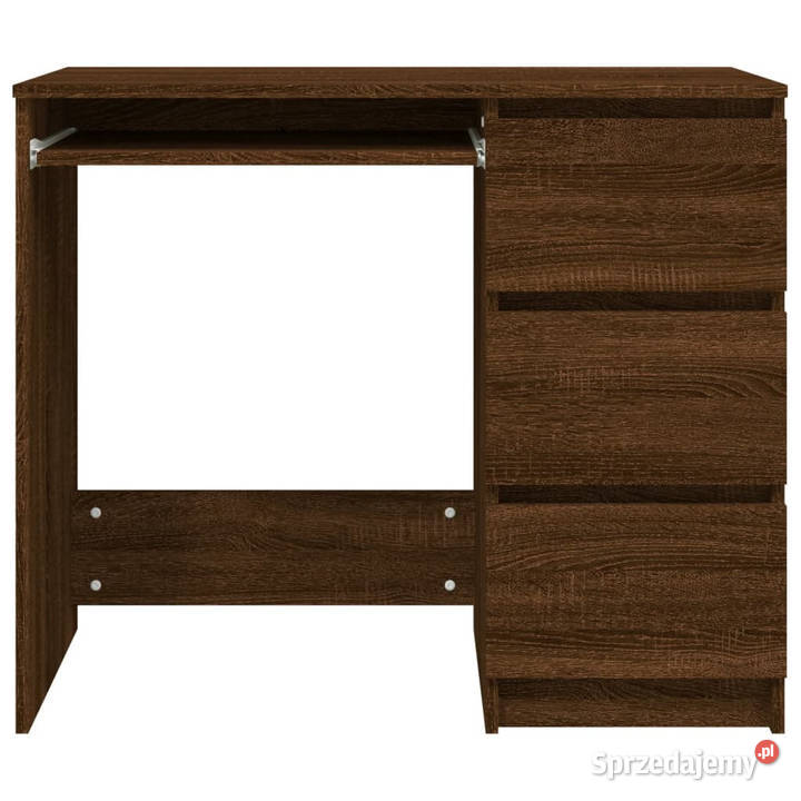 Biurko brązowy dąb 90x45x76 materiał Warszawa sprzedam