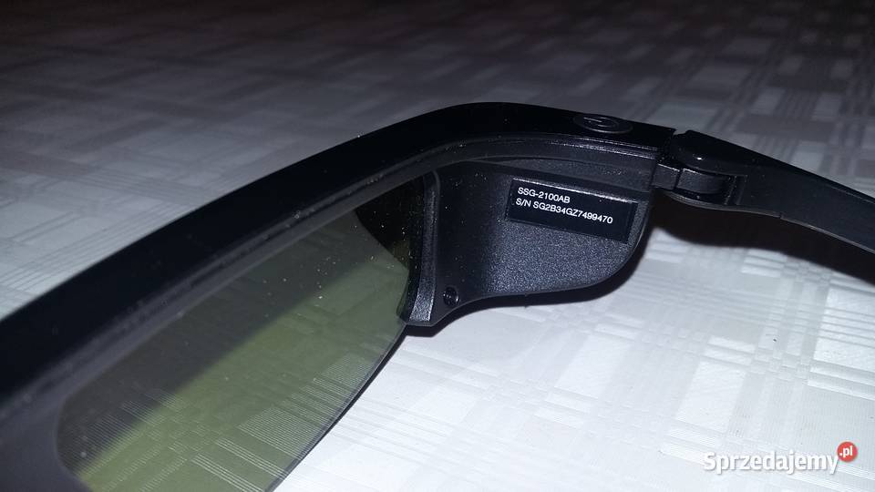 Okulary 3D SAMSUNG SSG2100AB sprzedam