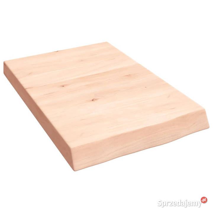 Półka 40x60x26 surowe lite drewno dębowe mazowieckie Warszawa