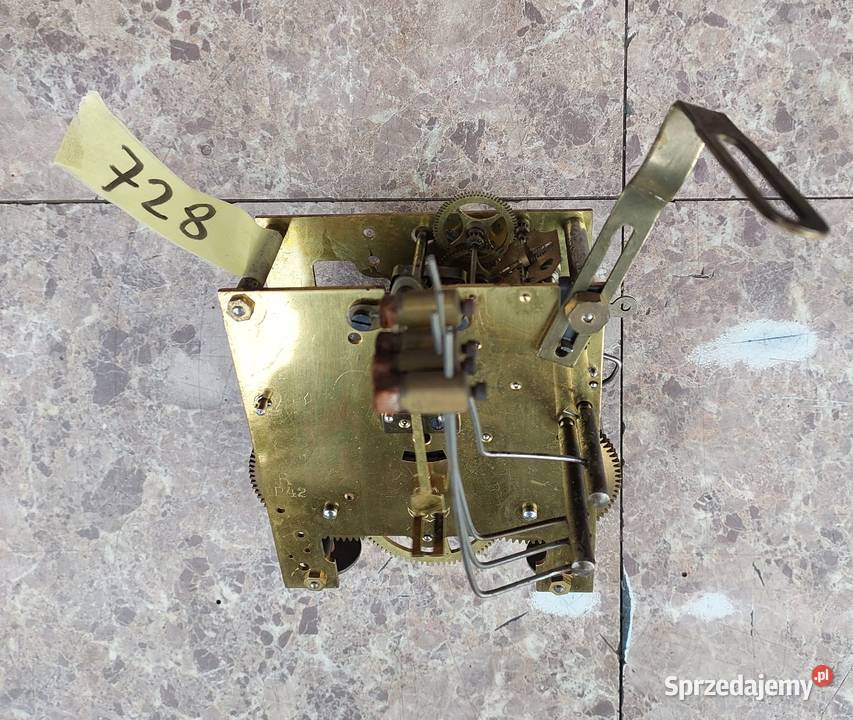 728 Mechanizm zegara ściennego Gustav Becker GB sprzedam