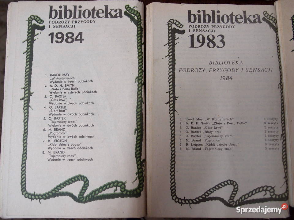 Biblioteka podróży przygody i sensacji May łódzkie