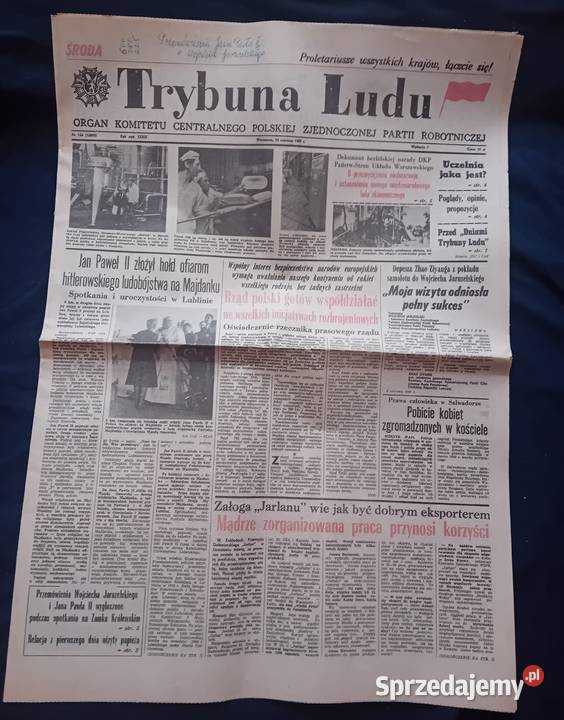 Trybuna Ludu 134 10 czerwca 1987 r Koźminek