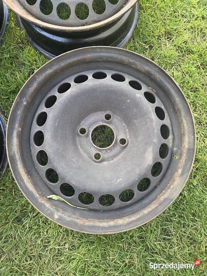 Okazja 4 felgi stalowe 15 opel 4x100 WYSYŁKA stalowe Samochodowe Wadowice