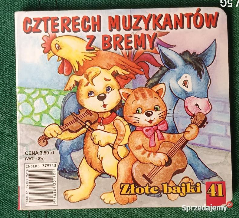 Złote Bajki 41 Czterech muzykantów z Bremy Zbylitowska Góra