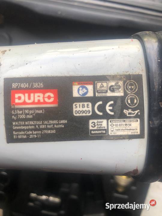 Klucz udarowy pneumatyczny DURO Sątopy