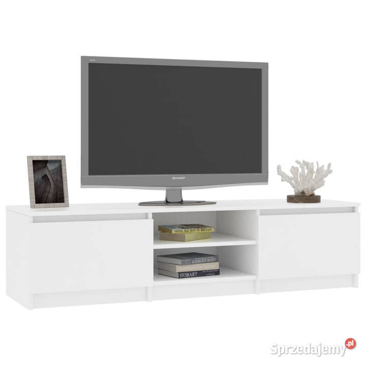 Szafka pod TV biała 140x40x355 materiał Warszawa