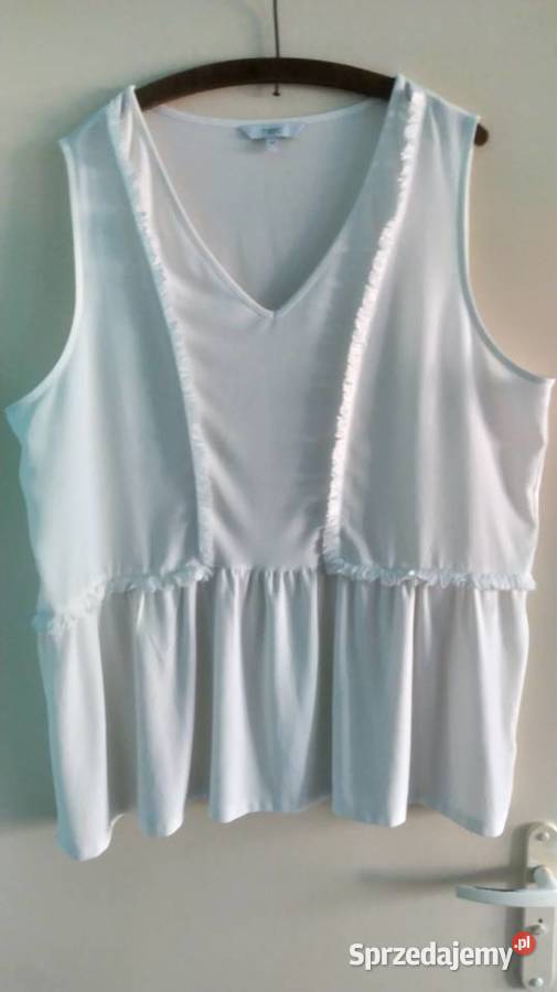 Śliczna nowa letnia bluzka ecru Next 5052 wielkopolskie Ostrów Wielkopolski sprzedam