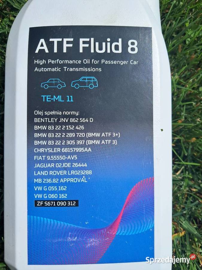 Olej do automatycznej skrzyni biegów Fluid 8HP Poznań