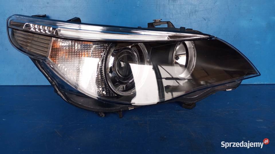 LAMPA PRAWY PRZÓD EUROPA XENON DYNAMIC BMW 5 E60 osobowe Lampy przednie wielkopolskie