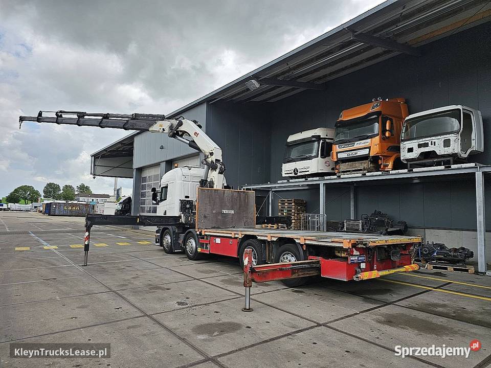 Scania R490 HMF 6020 platforma 8x2 2016 pomorskie