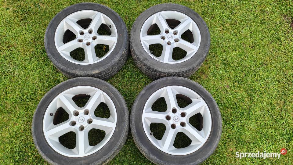 Felgi aluminiowe OPEL 5x110 R17 z oponami podkarpackie sprzedam