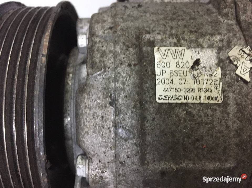 Sprężarka klimatyzacji 6Q0820803G VW AUDI SEAT Jelcz-Laskowice