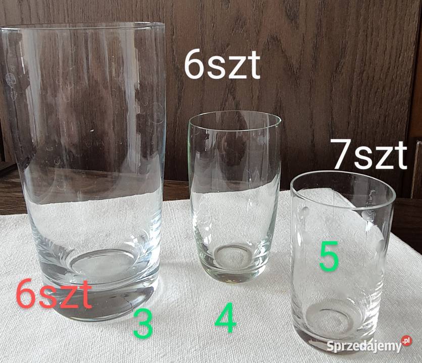 Kieliszki do różnych napojów alkoholowych