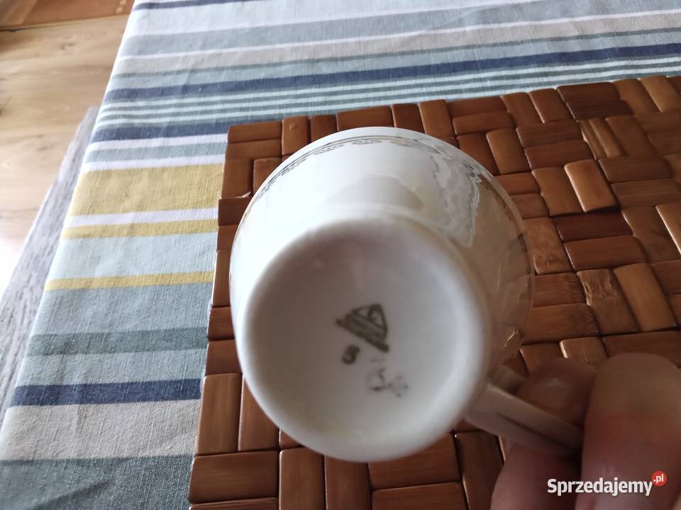 Prl Filiżanki porcela Chodzież 2 Ceramika i szkło łódzkie Łódź
