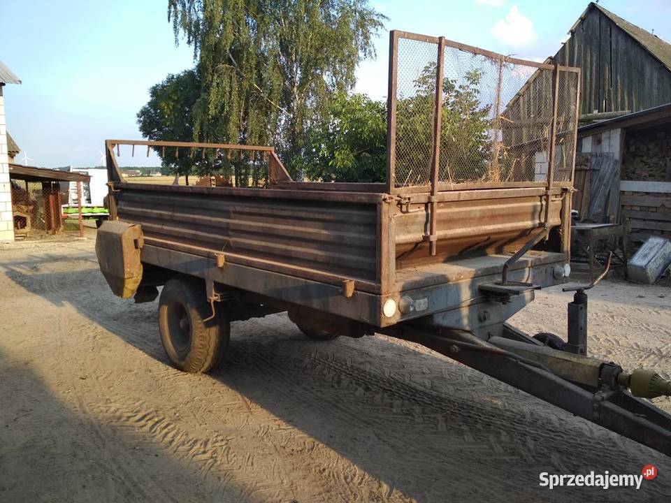 ROZRZUTNIK obornika jednoosiowy 35t POLSKI nieuszkodzony Jedlińsk