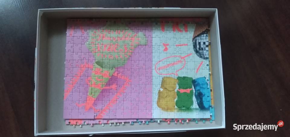 Puzzle ułożone 1000 elementów śląskie Piekary Śląskie sprzedam