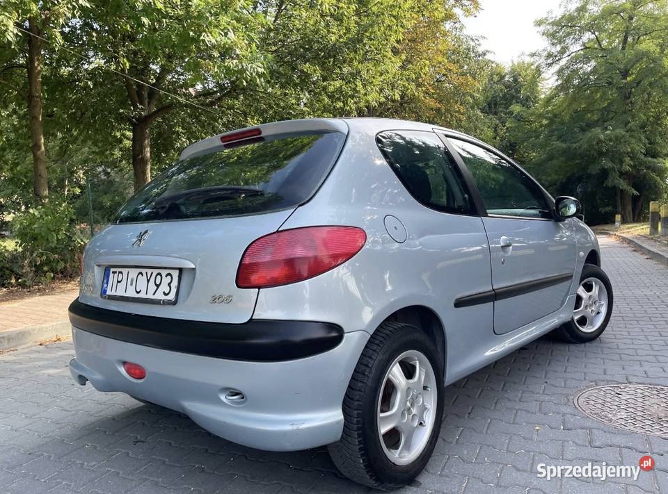 Peugeot 206 14 75 2004 121 przebiegu Pińczów