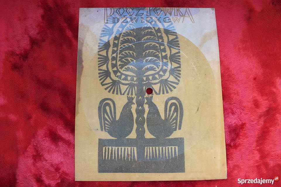 Stara pocztówka dźwiękowa Wawele RGerczak płyta winylowa Żary