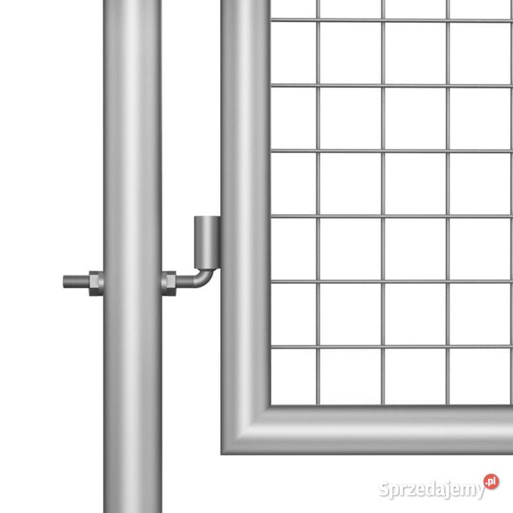 vidaXL Brama ogrodowa galwanizowana stal 306x125 Ogrodzenia i bramy