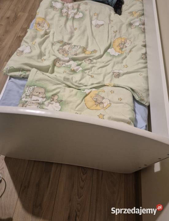 Łóżeczko białe 140x70 Chybie