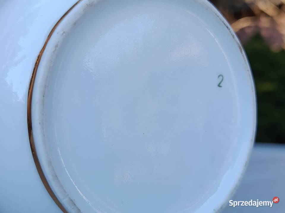 Wazon porcelanowy wycisk w masie