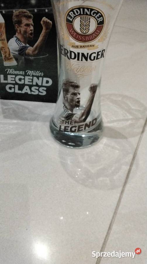 Szklanka Pokal do Piwa ERDINGER Weisbier O5 L Nowa Sól