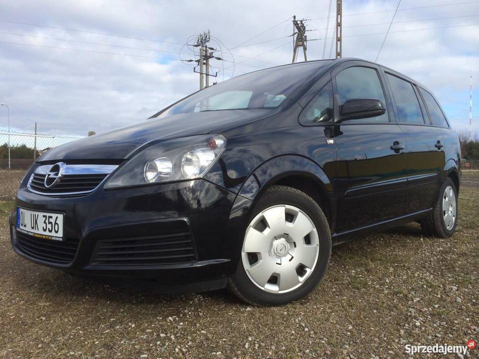 Opel Zafira nieuszkodzony czarny Sopot