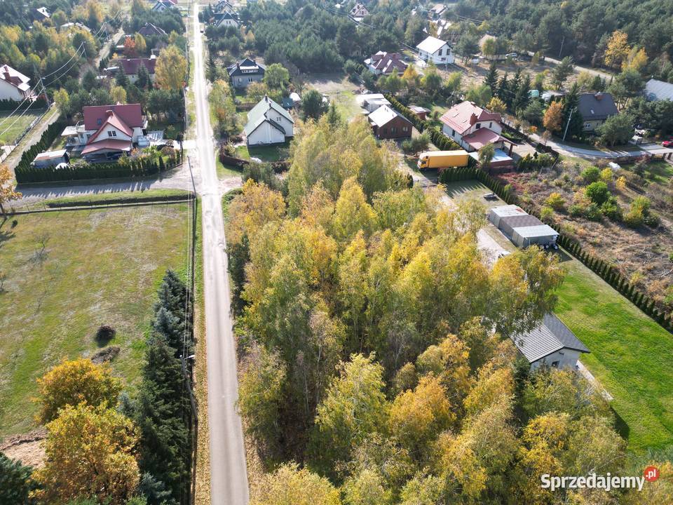 Urokliwa działka budowlana 1331 m Mrozy gm