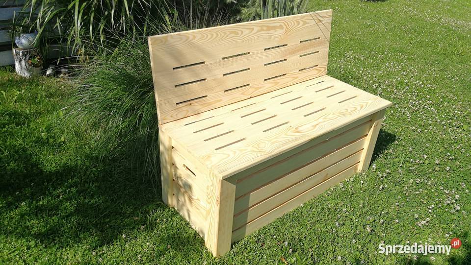 Skrzynia ze składanym oparciem ławka z 78cm
