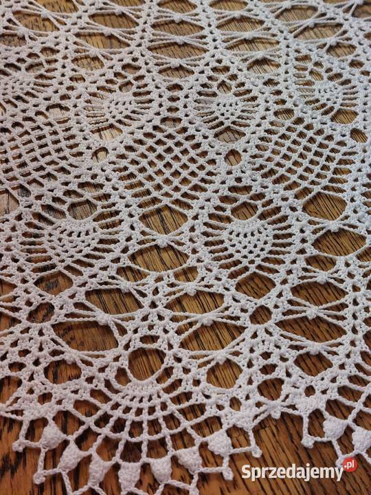 Okrągła serweta rękodzieło Częstochowa
