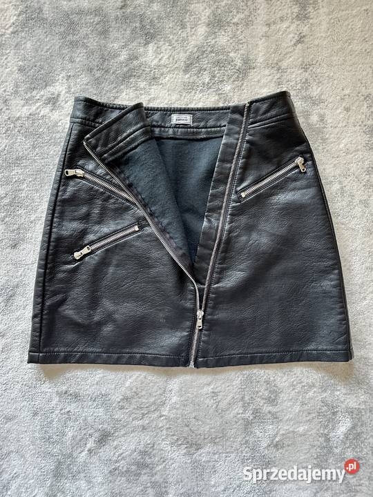 Czarna spódnica ze skóry ekologicznej Gdańsk sprzedam