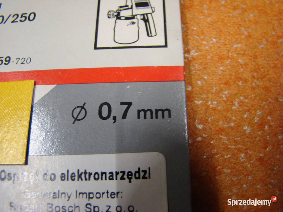 Dysza owalna do malowania BOSCH fi 07 mm PSP Ręczne Bielsko-Biała sprzedam