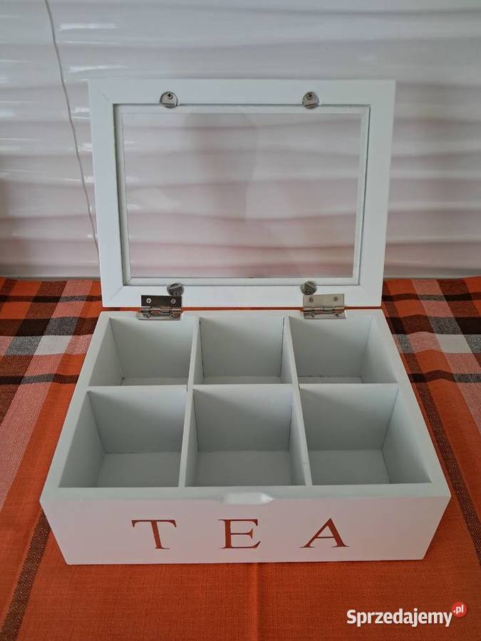 Szkatułka TEA na herbatę w torebkach do małopolskie Kraków