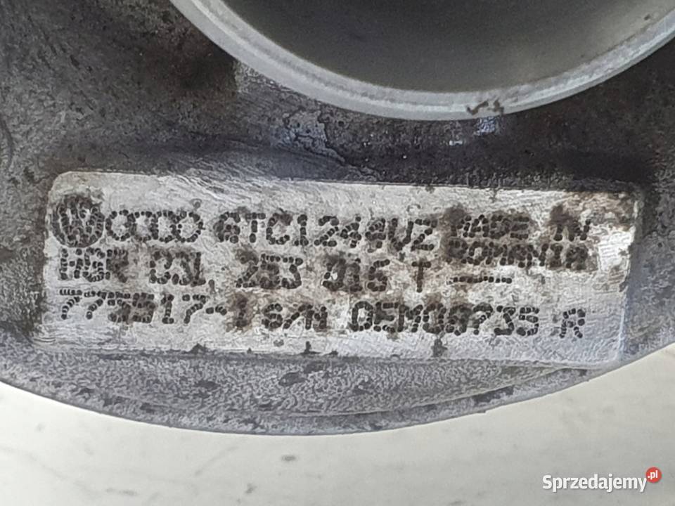 TURBOSPRĘŻARKA Audi A3 II 8P 16 TDI turbo Rudka sprzedam
