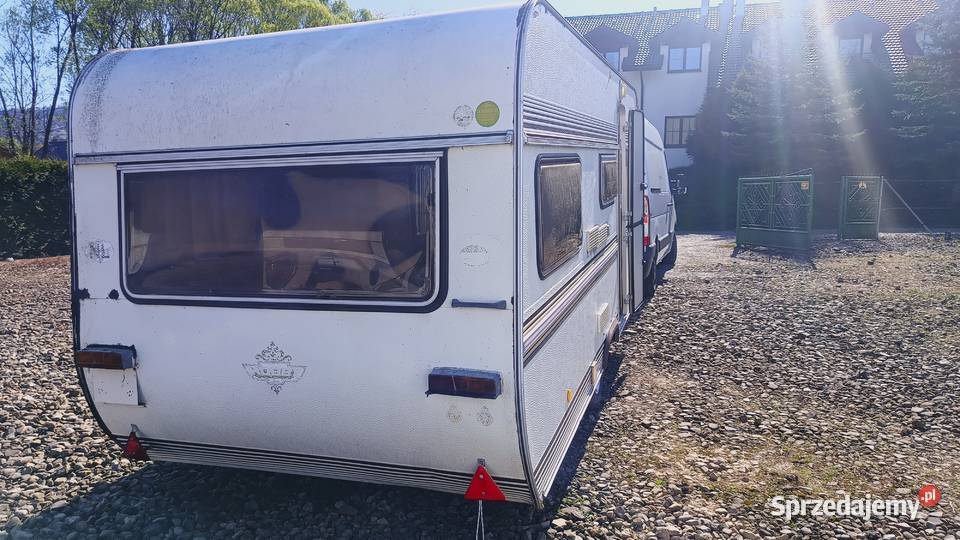 przyczepa kempingowa campingowa kemping DOMEK Międzybrodzie Bialskie