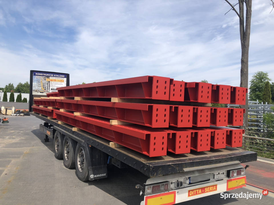 Belka podsuwnicowa stalowa dwuteowa skrzynkowa