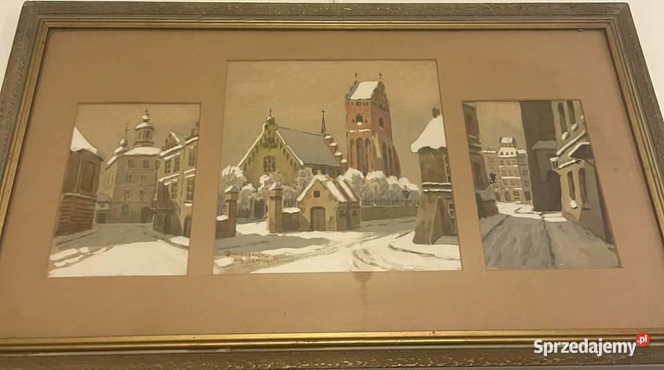 Malarstwo polskie Marian Szczerbiński Lachur mazowieckie