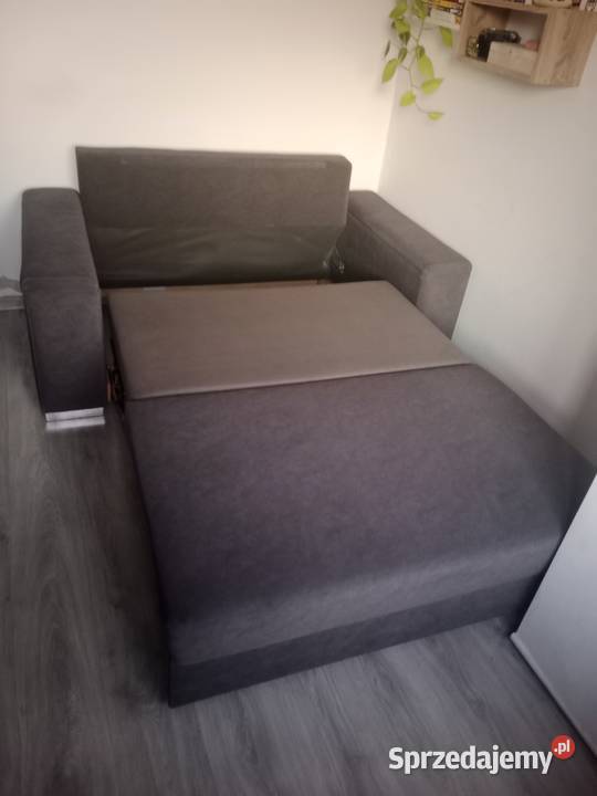 Sofa z funkcją spania szara lubuskie Gorzów Wielkopolski sprzedam