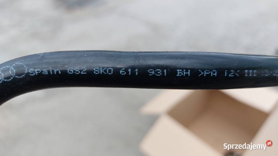 8K0611931 Przewód podciśnienia Audi A4 B8 20tdi Sępólno Krajeńskie