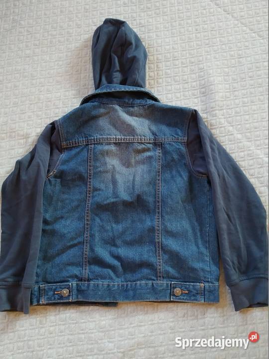 Kurtka chłopięcadżinsowa z rękawami i kapturem z 10 lat+ śląskie Katowice