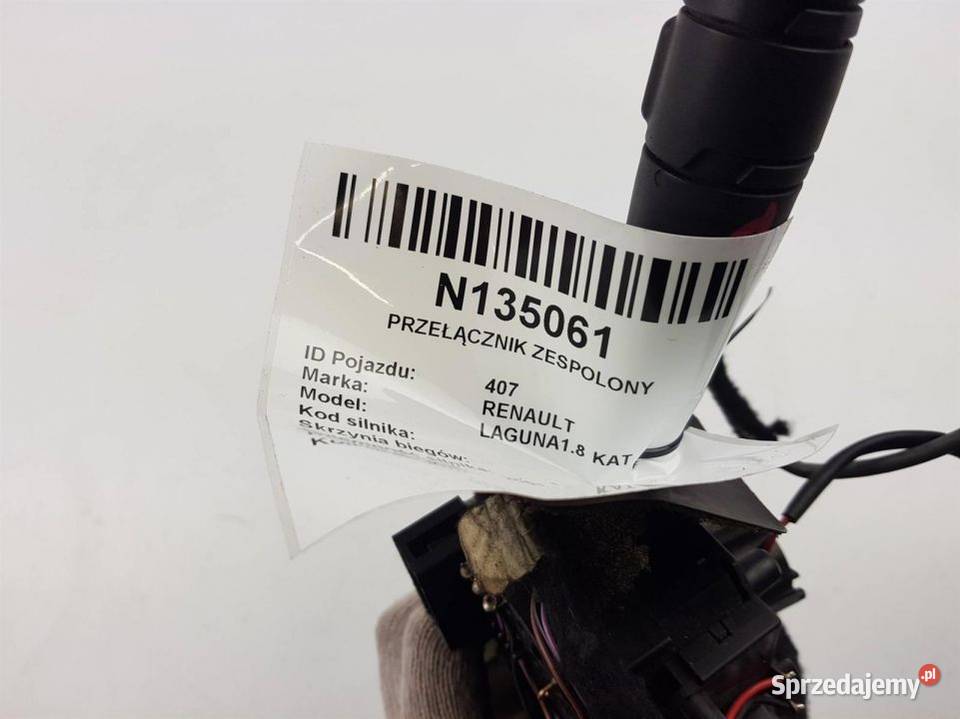PRZEŁĄCZNIK ZESPOLONY RENAULT LAGUNA 18 KAT osobowe kujawsko-pomorskie Lipno