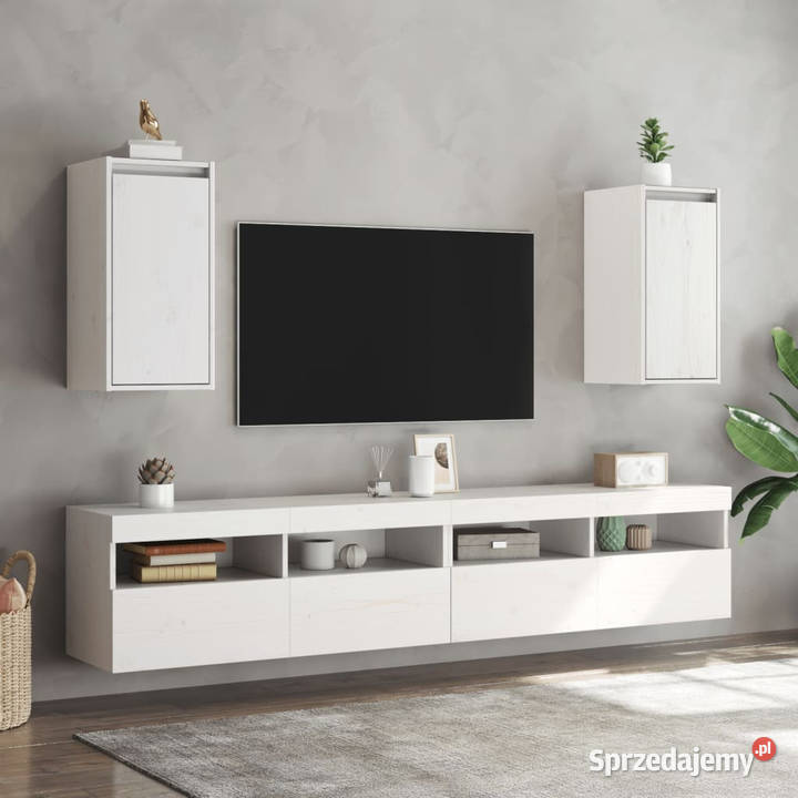 Szafki ścienne 2 białe 30x30x60 drewno sosnowe mazowieckie Warszawa sprzedam