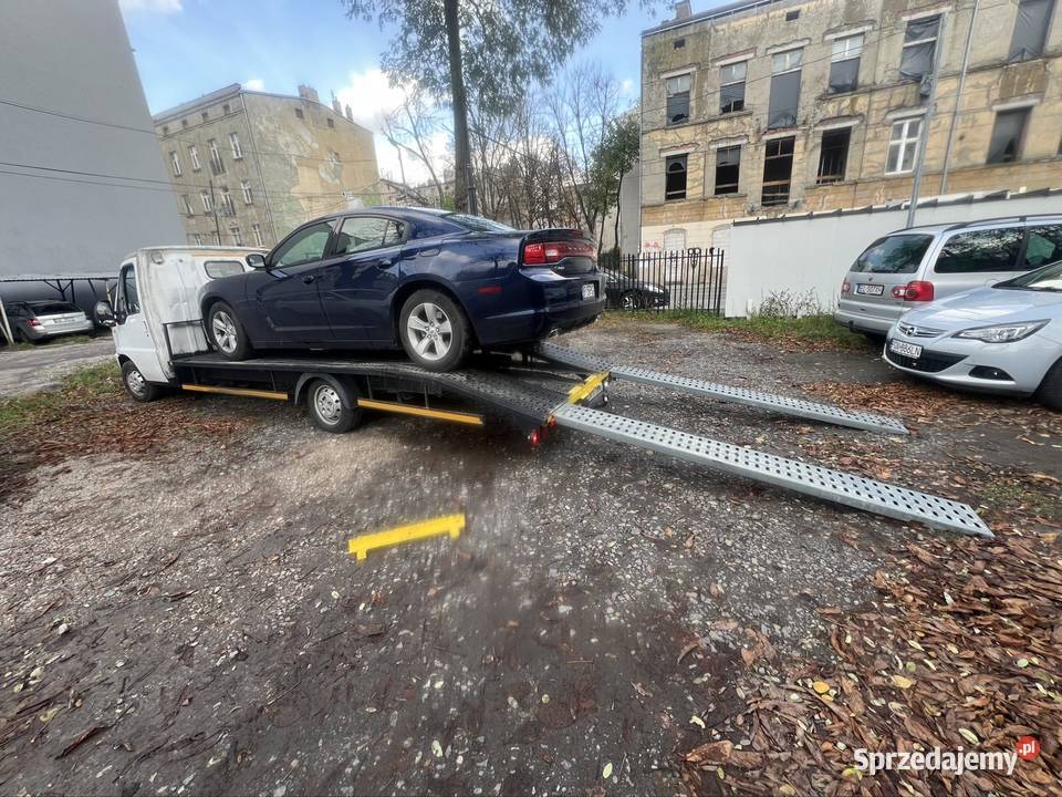 Auto laweta Fiat ducato 2000 55 metra najazd nieuszkodzony Łódź sprzedam