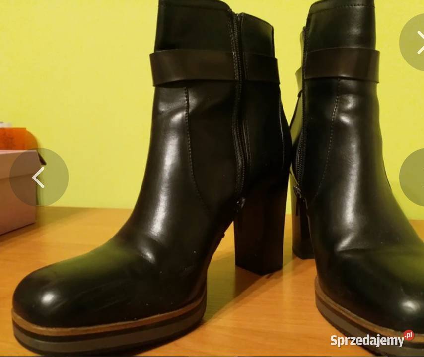 Buty na obcasie botki 40 Lubin