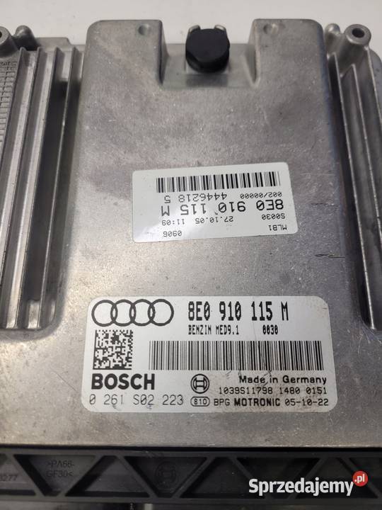 STEROWNIK KOMPUTER AUDI A4 B7 20 TFSI 8E0910115M Przystajń